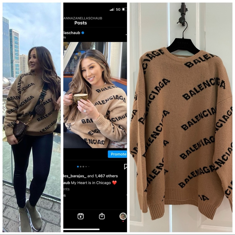 Balenciaga Tan Sweater - Picture 3 of 3
